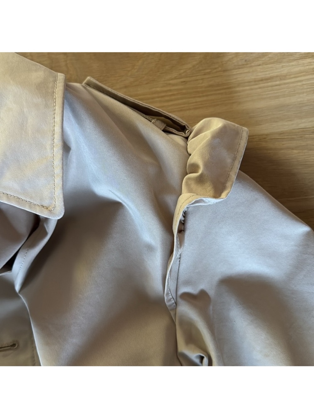 GAP x Love Shack Fancy Beige Trench Coat - Picture 2 of 6